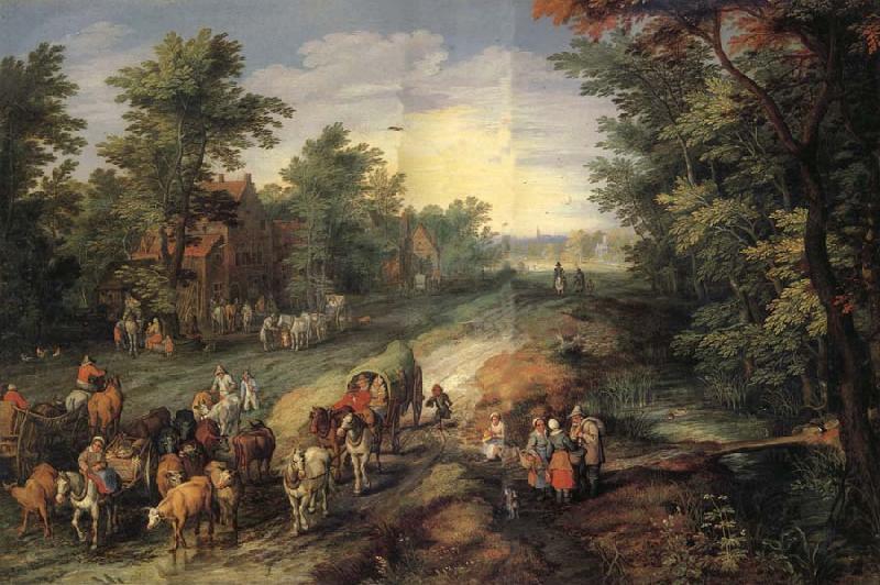 Jan Brueghel Village Street